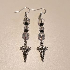 Medical Silver Earrings